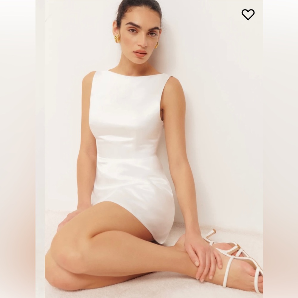 Reformation Zenni Dress in White